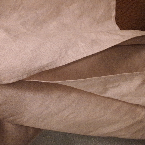 Tolbots Petites, Gorgeous bohemian linen and rayon wedding dress  size 10 - Picture 8 of 13